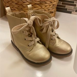 Adorable Gold Boots